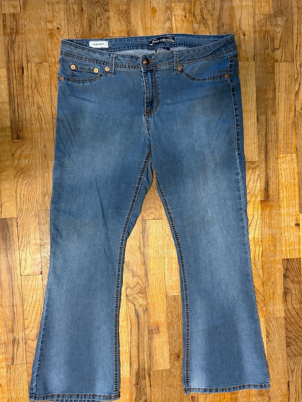 Women’s Size 18 Slim Boot Source of Wisdom Jeans